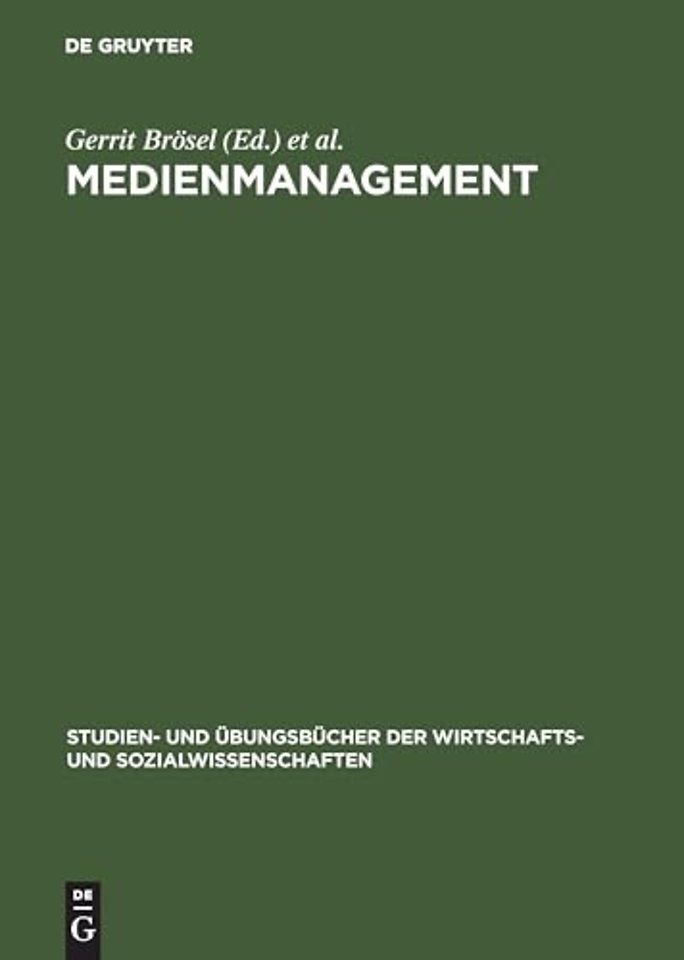 Medienmanagement – Aufgaben und Lösungen
