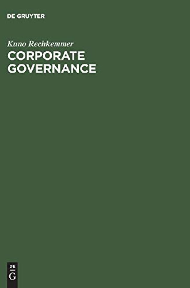 Corporate Governance – Informations– und Früherkennungssystem