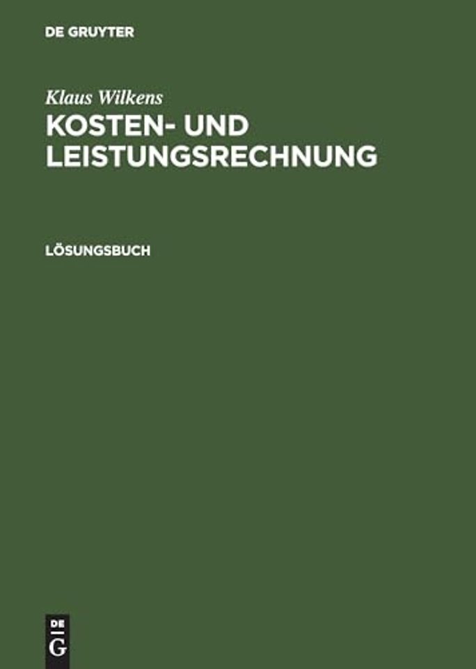 Lösungsbuch – [zur 9. Auflage ff]