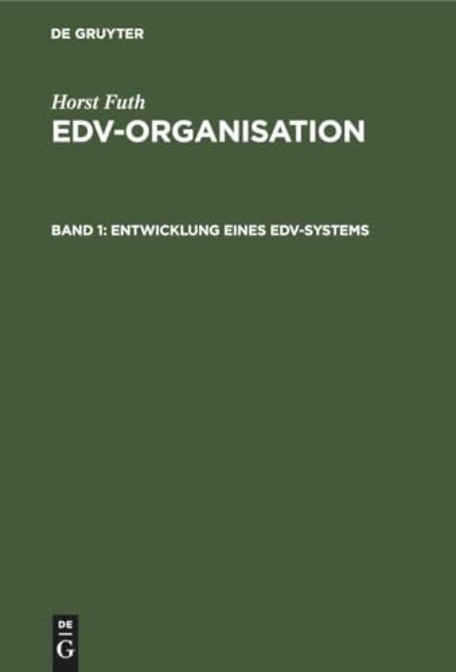 Entwicklung eines EDV–Systems