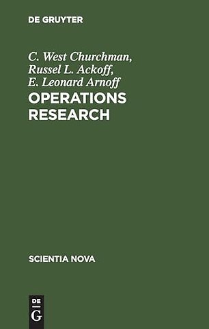 Operations Research – Eine Einführung in die Unternehmensforschung