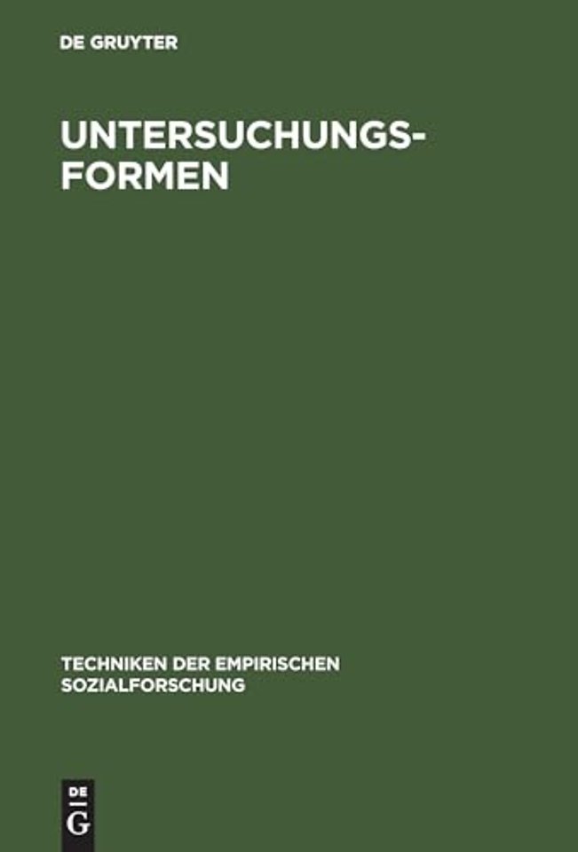 Untersuchungsformen