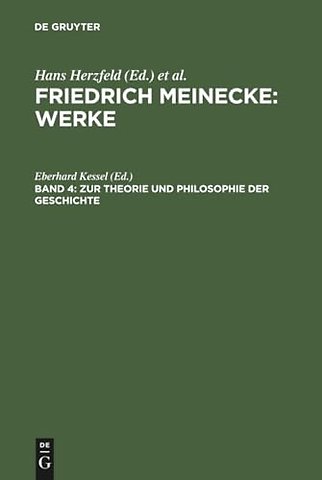 Zur Theorie und Philosophie der Geschichte