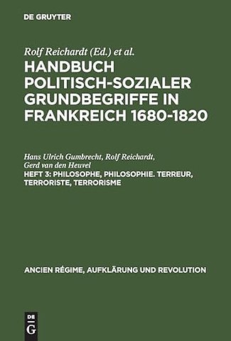 Philosophe, Philosophie. Terreur, Terroriste, Terrorisme