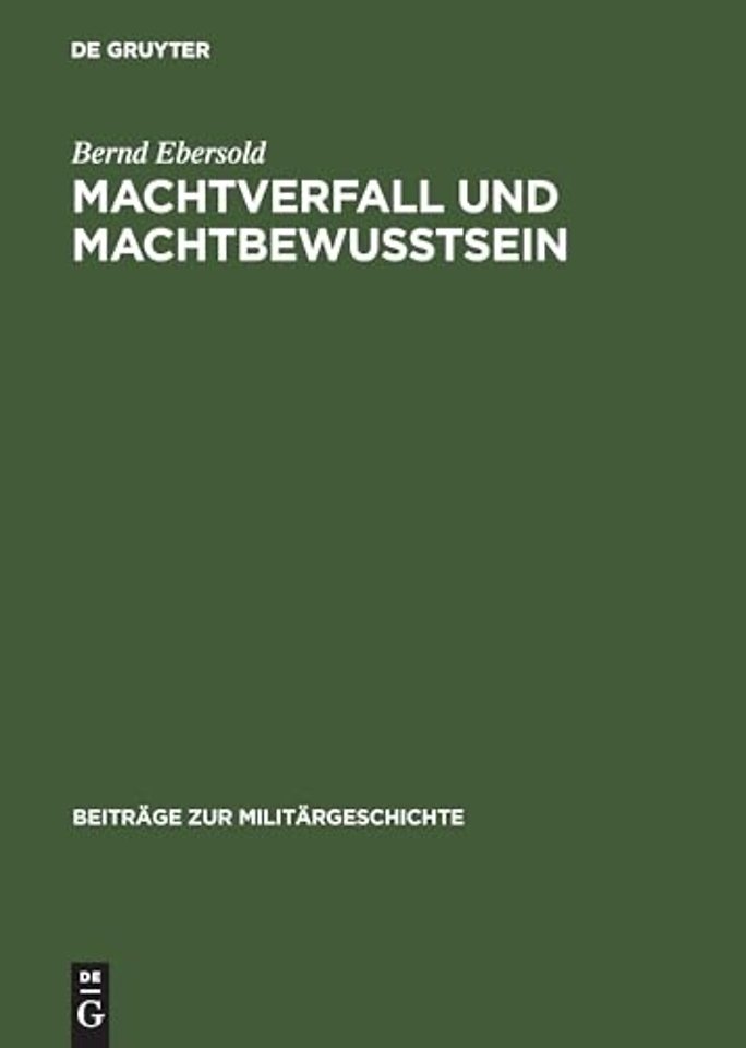Machtverfall und Machtbewusstsein – Britische Friedens– und Konfliktlösungsstrategien 1918–1956