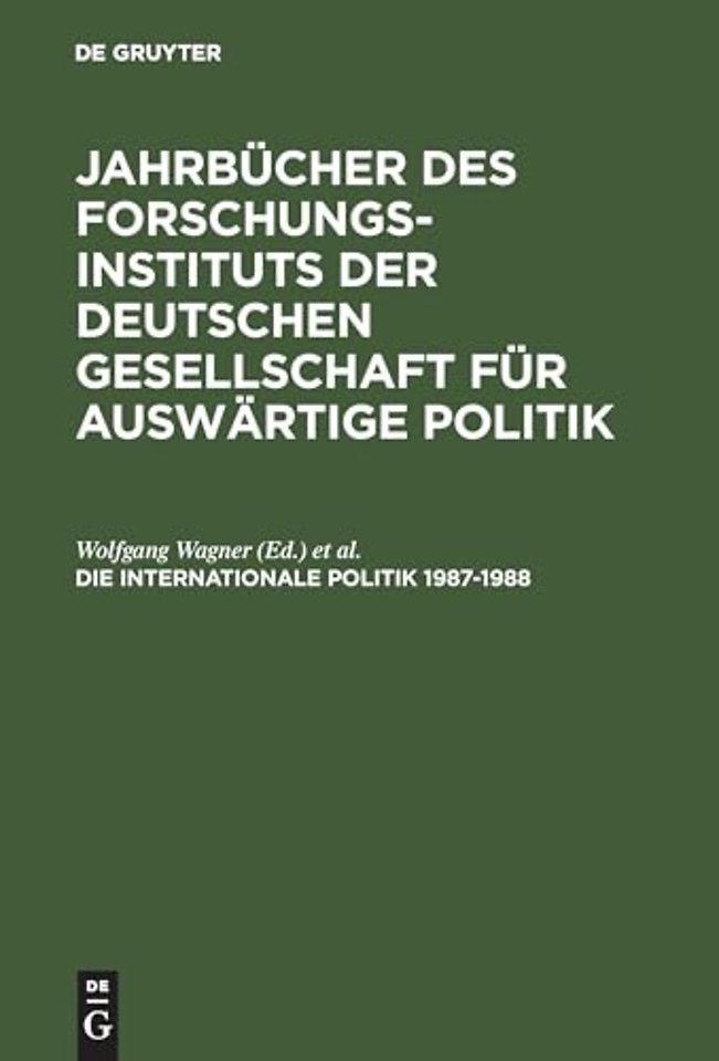 Die Internationale Politik 1987–1988