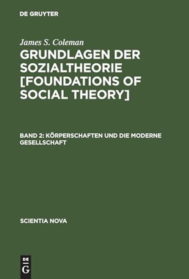 Körperschaften und die moderne Gesellschaft