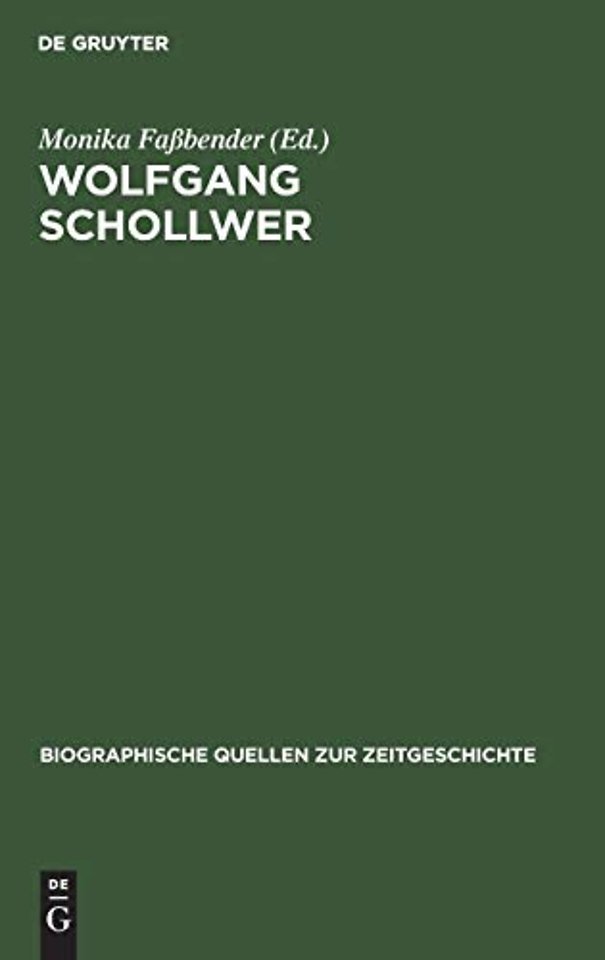 Wolfgang Schollwer – Liberale Opposition gegen Adenauer. Aufzeichnungen 1957–1961