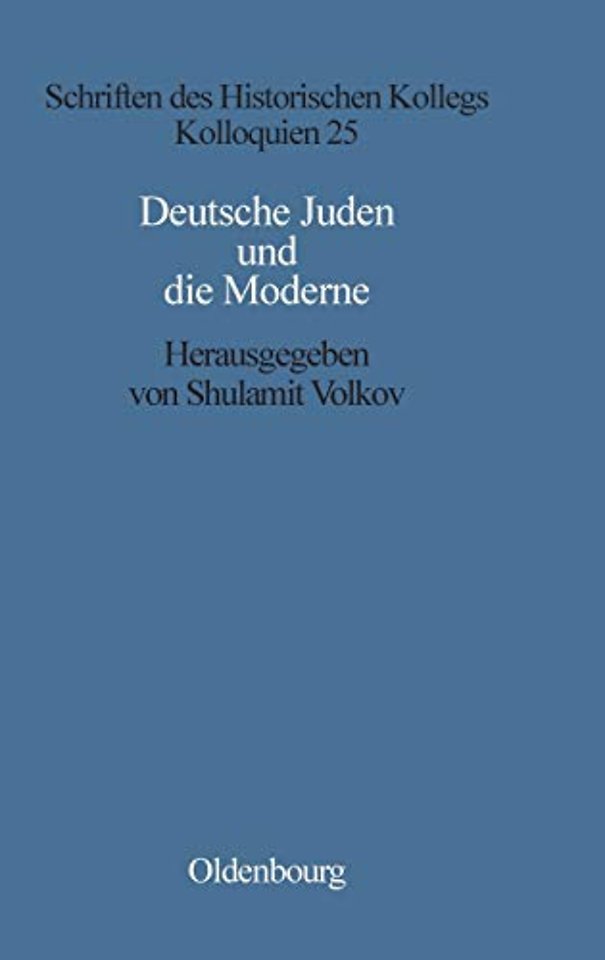 Deutsche Juden Und Die Moderne