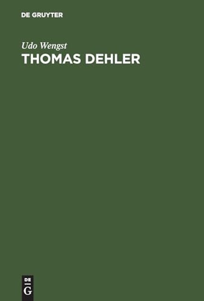 Thomas Dehler – 1897–1967. Eine politische Biographie