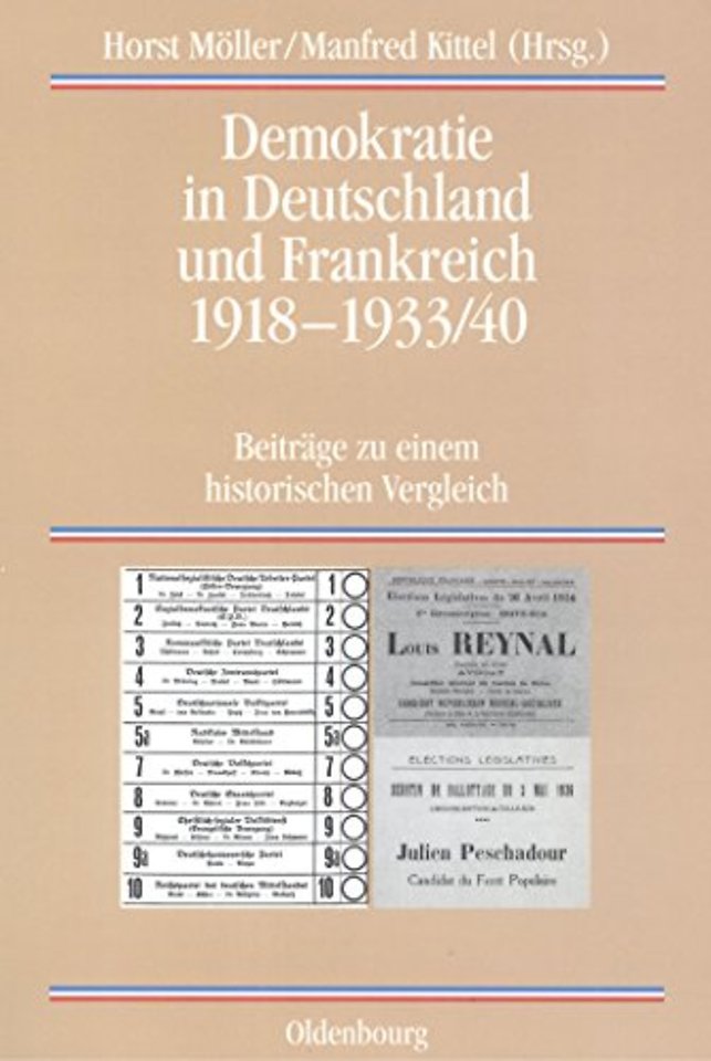 Demokratie in Deutschland und Frankreich 1918–19 – Beiträge zu einem historischen Vergleich