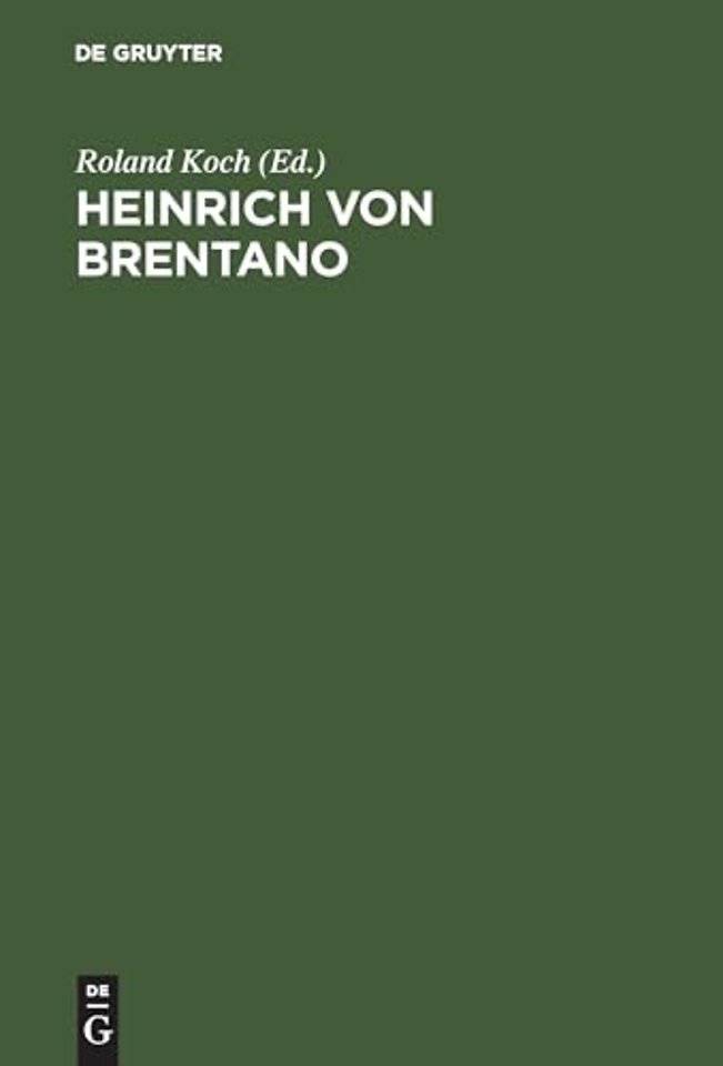 Heinrich von Brentano – Ein Wegbereiter der europäischen Integration