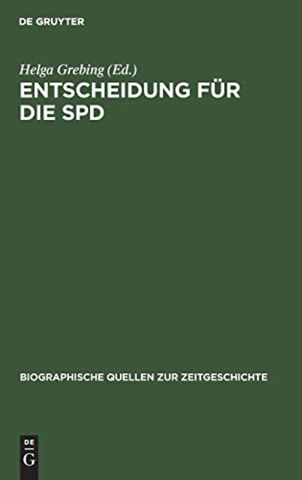 Entscheidung Fur Die SPD