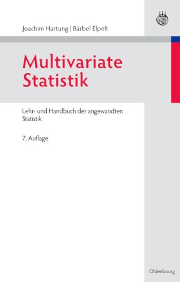 Multivariate Statistik – Lehr– und Handbuch der angewandten Statistik