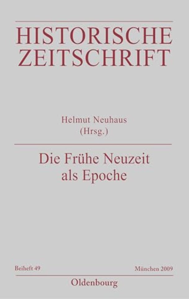 Die Fruhe Neuzeit ALS Epoche