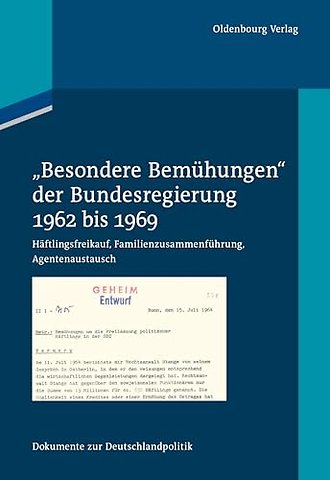 "Besondere Bemuhungen" der Bundesregierung, Band 1