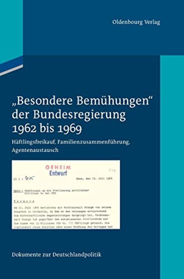 "Besondere Bemuhungen" der Bundesregierung, Band 1