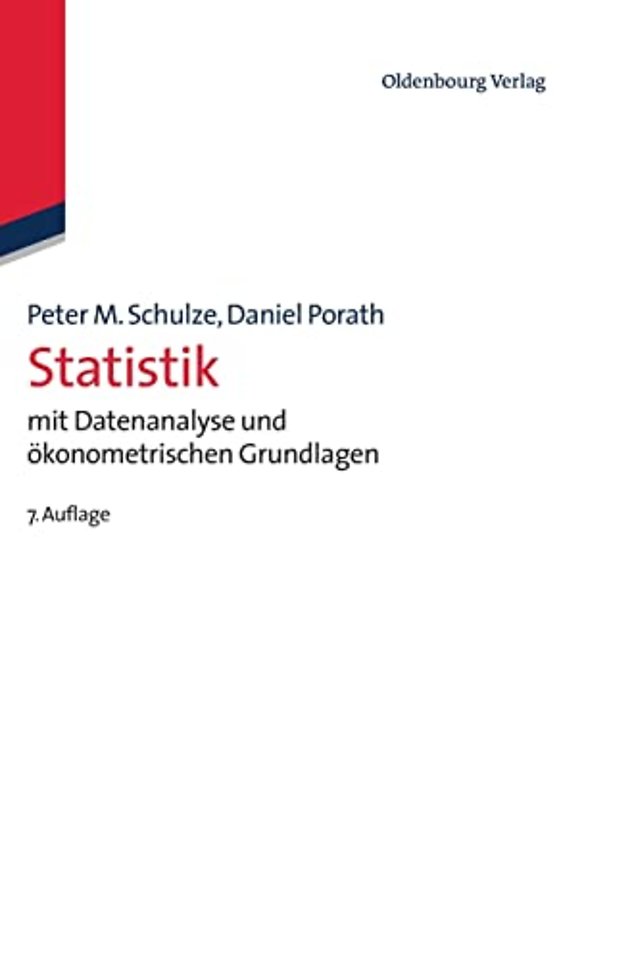 Statistik – mit Datenanalyse und ökonometrischen Grundlagen