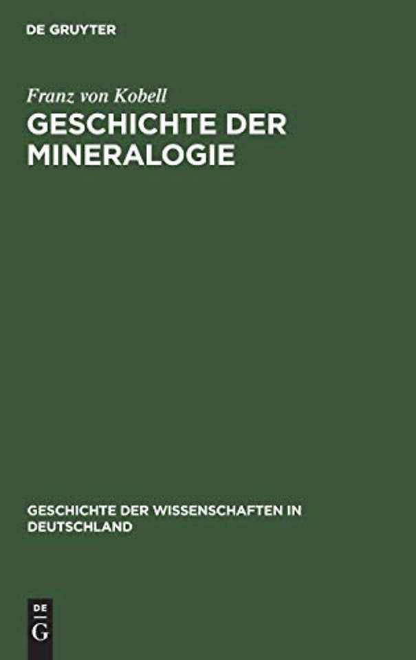 Geschichte Der Mineralogie