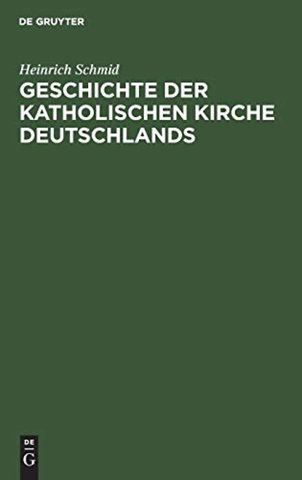 Geschichte Der Katholischen Kirche Deutschlands