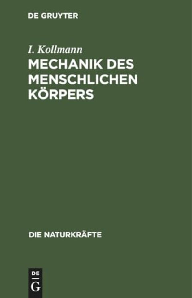 Mechanik des menschlichen Körpers