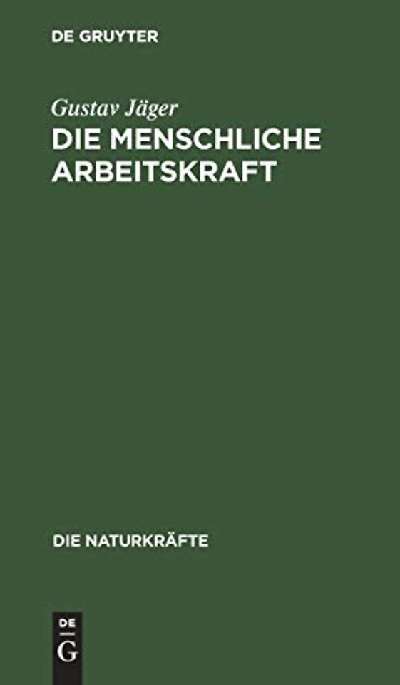 Die menschliche Arbeitskraft