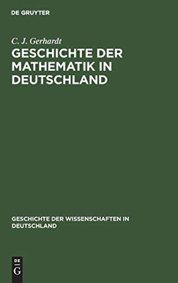 Geschichte der Mathematik in Deutschland
