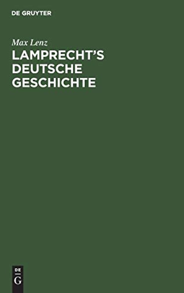 Lamprecht's Deutsche Geschichte