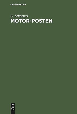 Motor–Posten – Technik und Leistungsfähigkeit der heutigen Selbstfahrersystem und deren Verwendbarkeit für den öffentlichen Verkehr