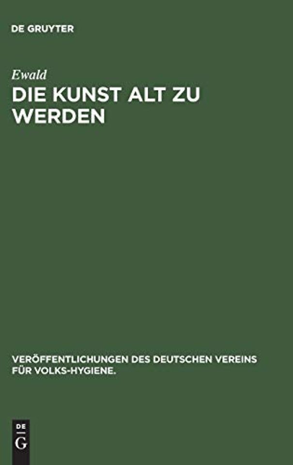 Die Kunst Alt Zu Werden