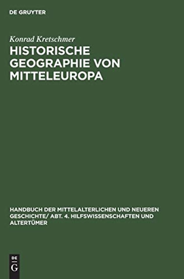 Historische Geographie von Mitteleuropa