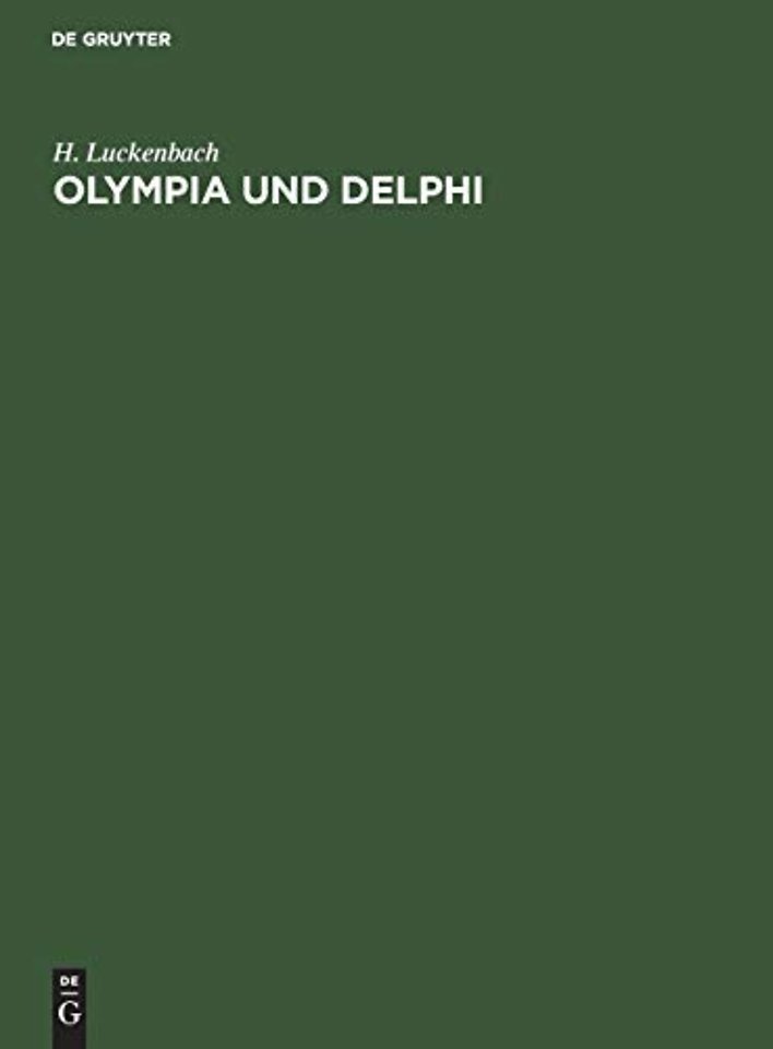 Olympia und Delphi – Erläuterungen zur Wandtafel von Olympia