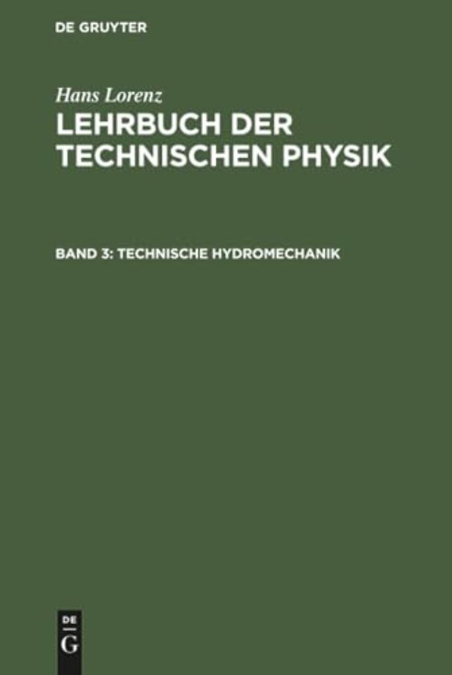 Technische Hydromechanik