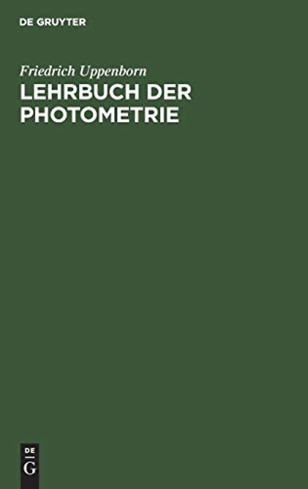 Lehrbuch der Photometrie