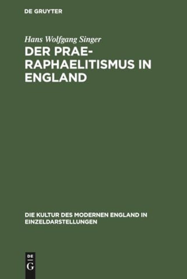 Der Prae–Raphaelitismus in England
