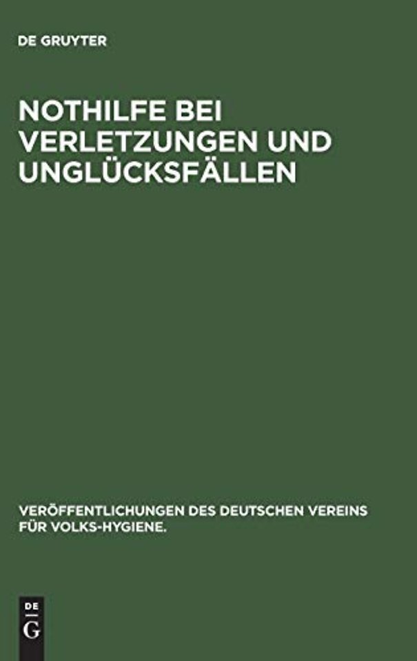 Nothilfe bei Verletzungen und Unglücksfällen