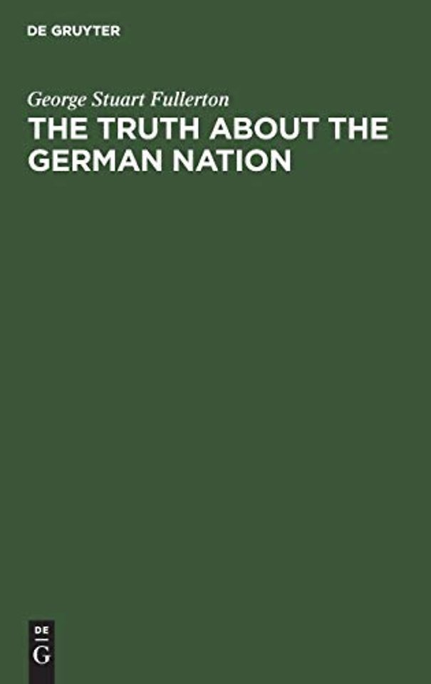 The truth about the german nation