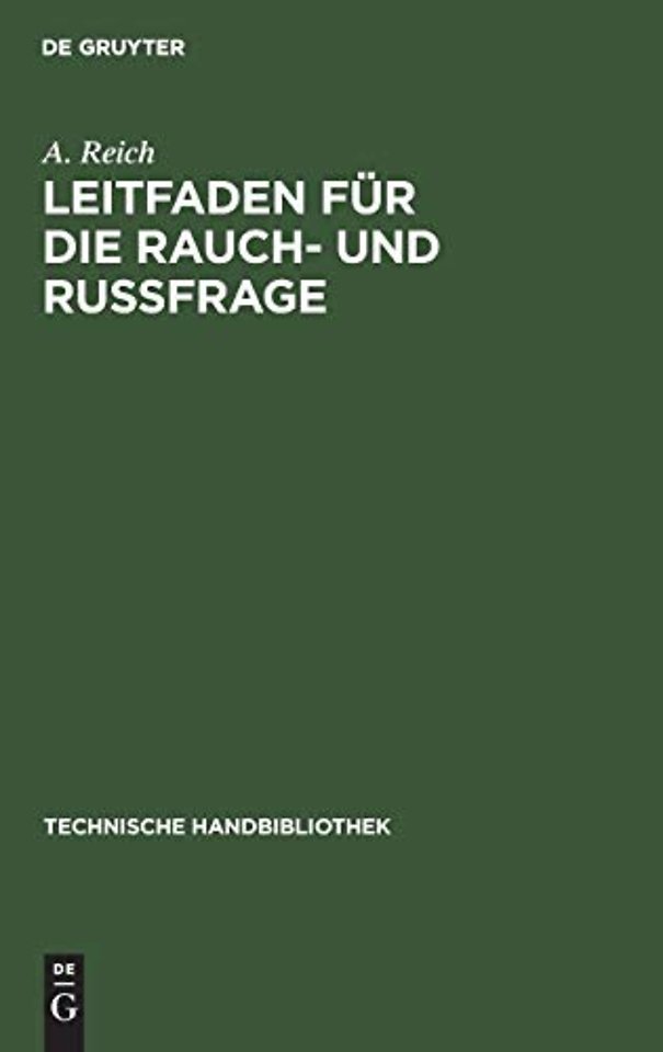Leitfaden für die Rauch– und Russfrage