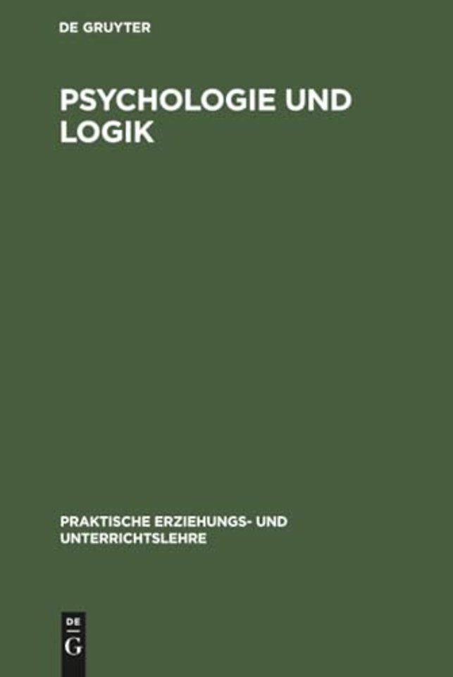 Psychologie Und Logik