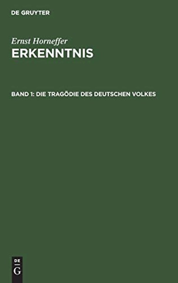 Die Tragödie des deutschen Volkes