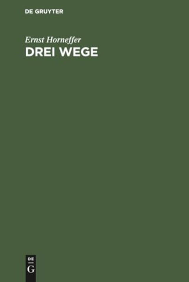 Drei Wege – Ideen zur deutschen Politik