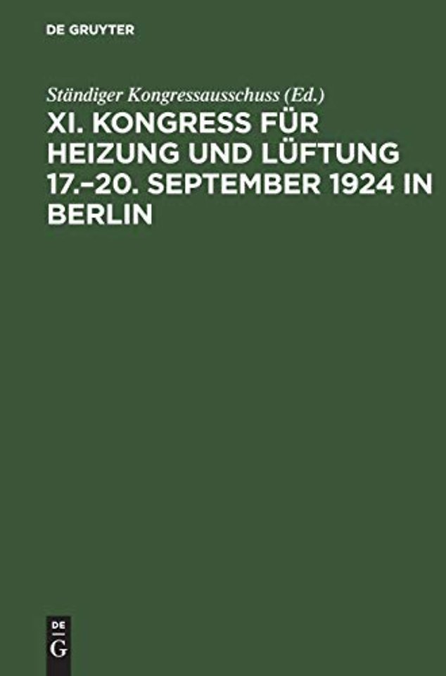 17.–20. September 1924 in Berlin