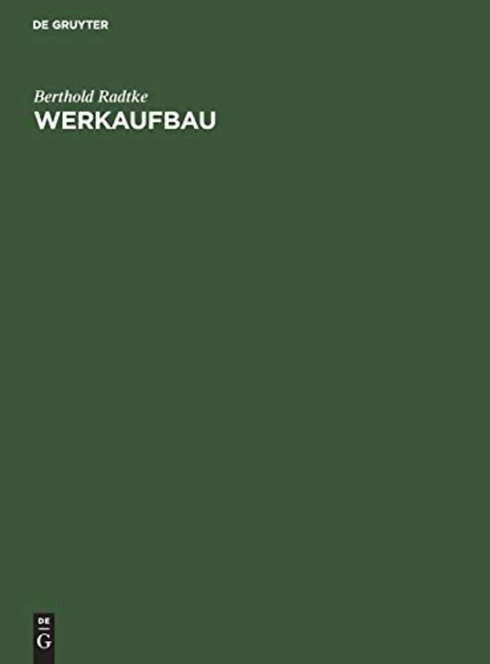 Werkaufbau – Ein Leitfaden