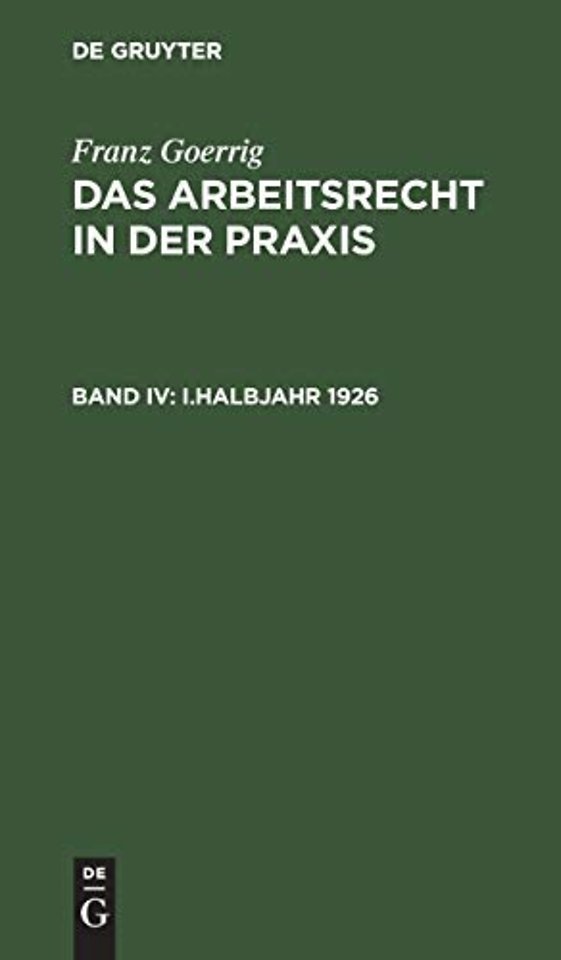 I.Halbjahr 1926