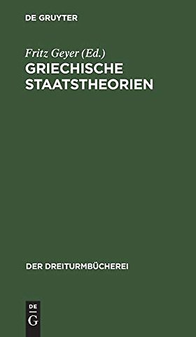 Griechische Staatstheorien – Platon und Aristoteles