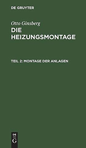 Montage der Anlagen