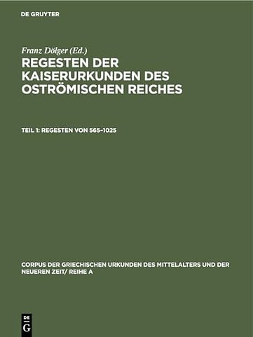 Regesten von 565–1025