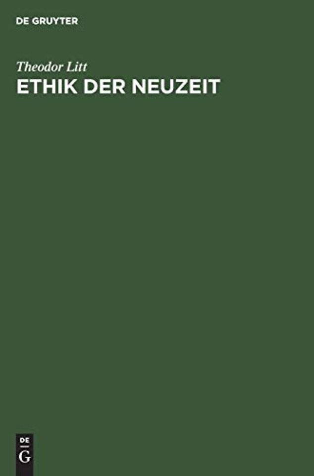 Ethik der Neuzeit