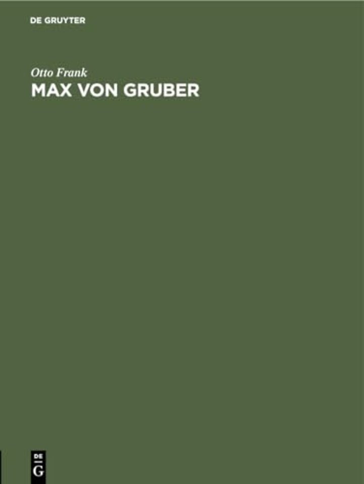 Max Von Gruber