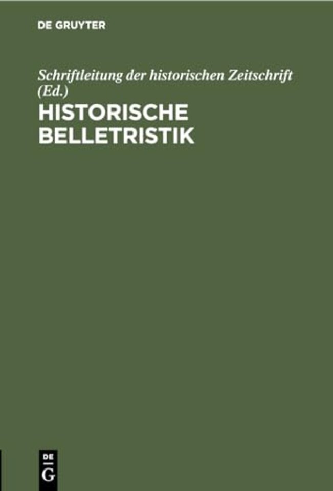 Historische Belletristik